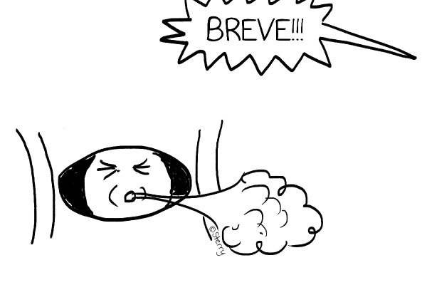 BREVE! Funny music cartoon from Sterry Cartoons.