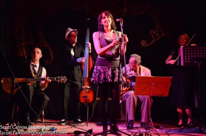 Hamer and Isaacs gypsy swing band by Scott Calnon Photography