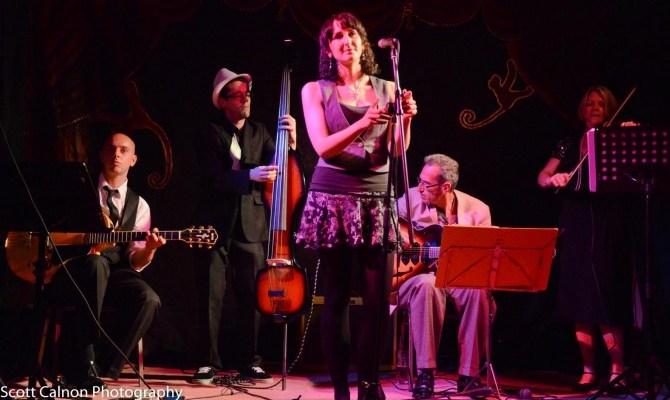 Hamer and Isaacs gypsy swing band by Scott Calnon Photography