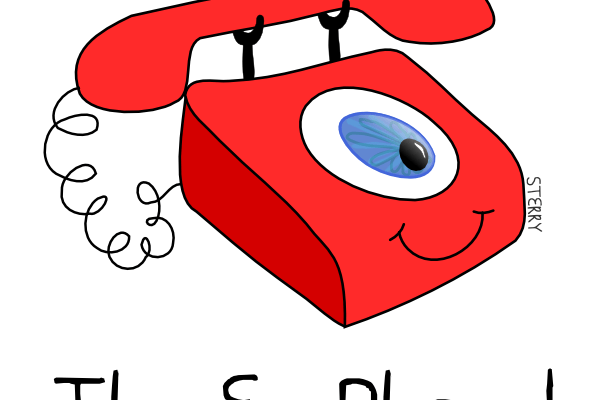 The Eye Phone iphone by Hannah Sterry Cartoons.